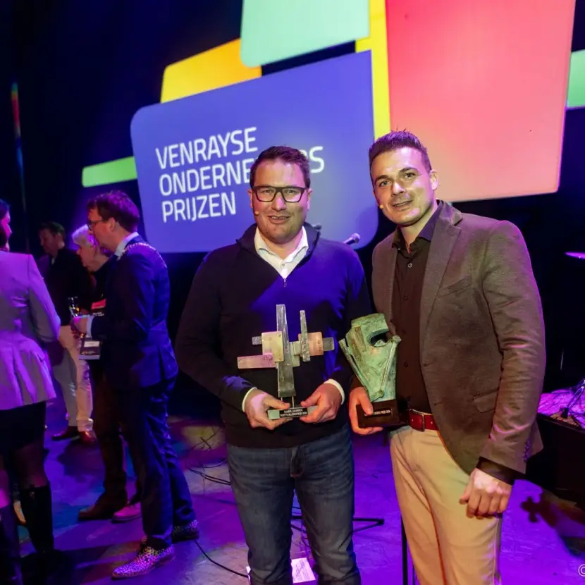 Smedts Bedrijfshallen en Roots Fish Smokery winnaars Venrayse Ondernemersprijzen 2026.